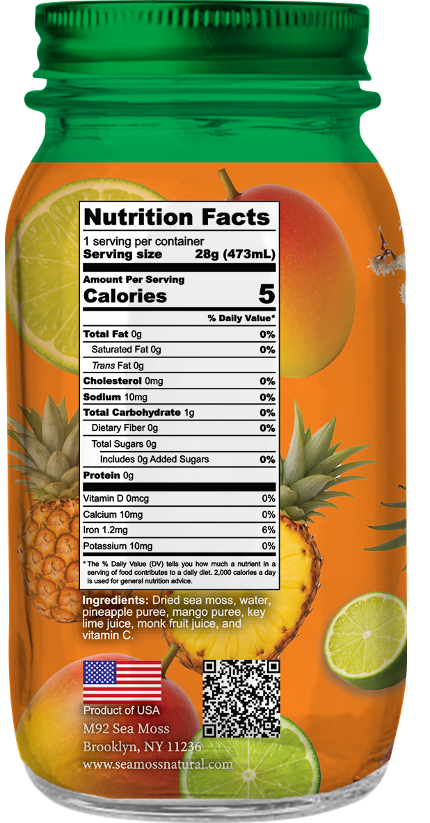 Mango Pineapple Sea Moss Gel