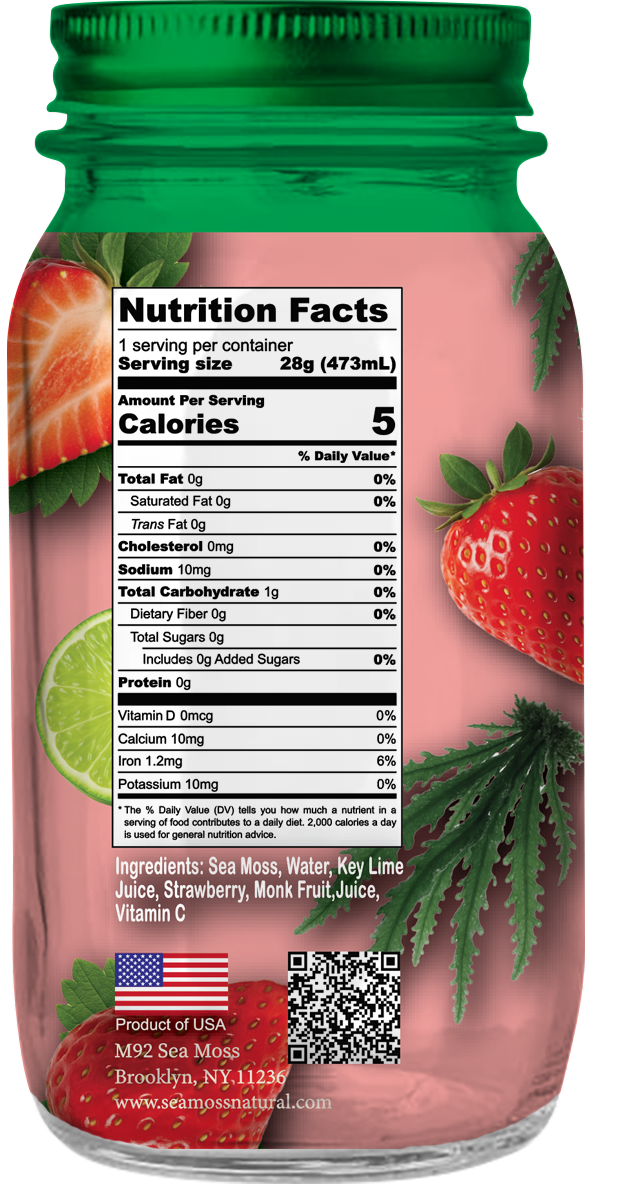 Strawberry Sea Moss Gel