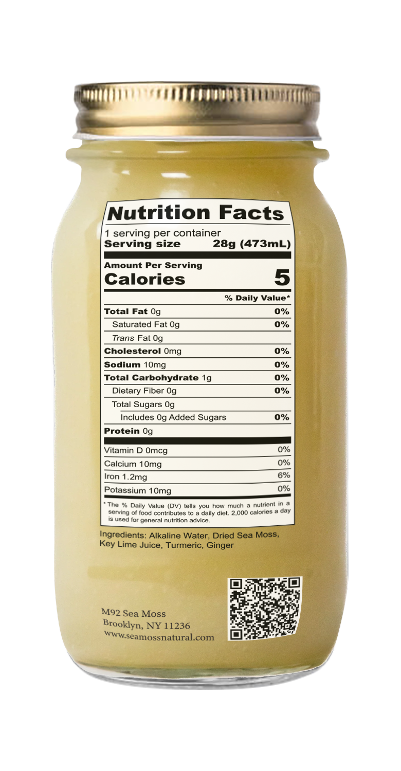 Turmeric Ginger Sea Moss Gel
