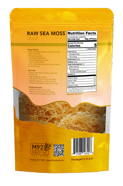 Wild Crafted Golden Crispy Sea Moss