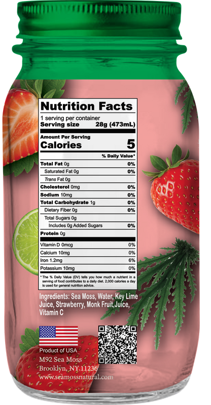 Strawberry Sea Moss Gel