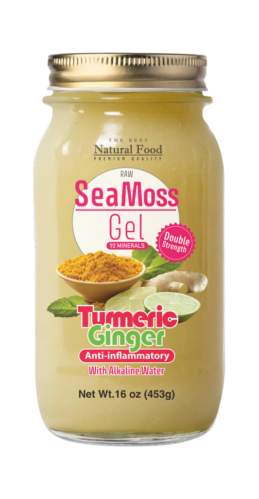 Jar of M92 Turmeric Ginger Sea Moss Gel