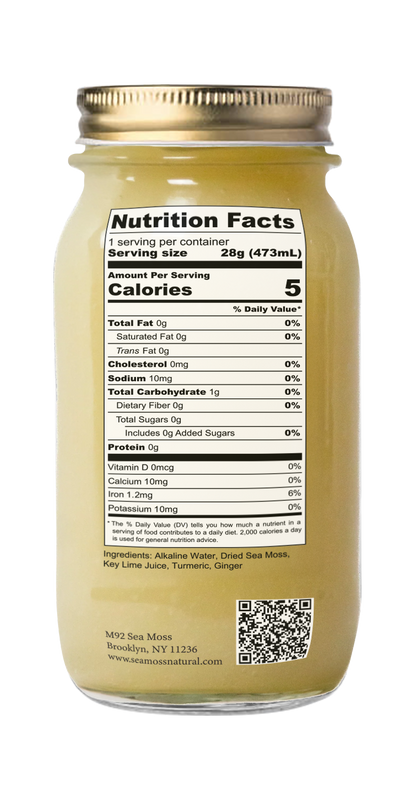 Turmeric Ginger Sea Moss Gel